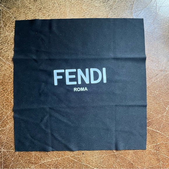 Fendi Black Logo Pouch - Picture 8 of 12